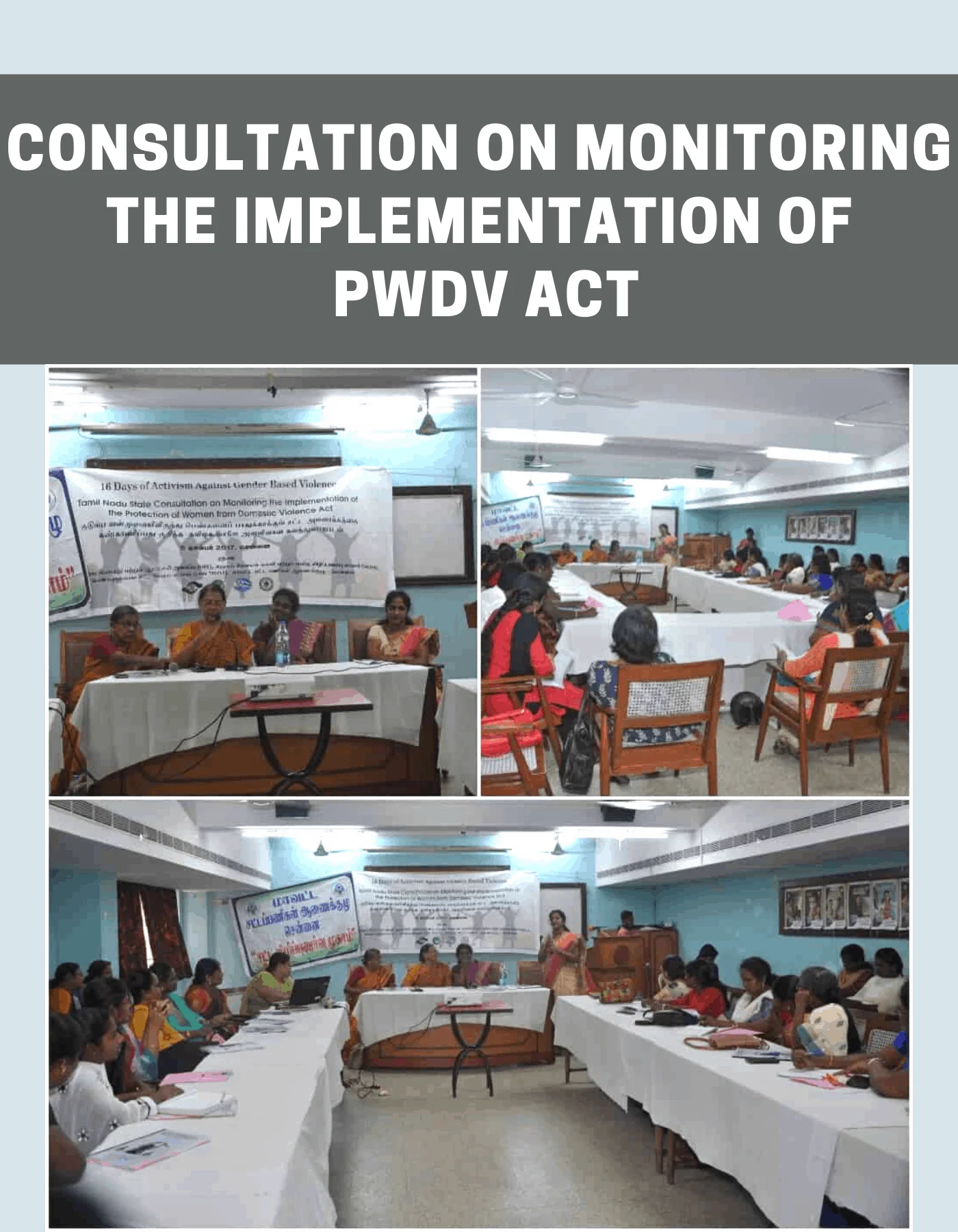 Read more about the article Consultation on Monitoring the Implementation of PWDV Act
