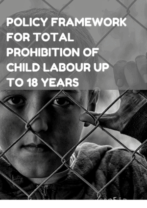 Read more about the article Policy framework for total prohibition of child labour up to 18 years